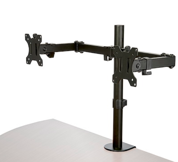 ALX Technical Monitor arms are easily attached to your desk or other furniture which allows you to work across multiple screens