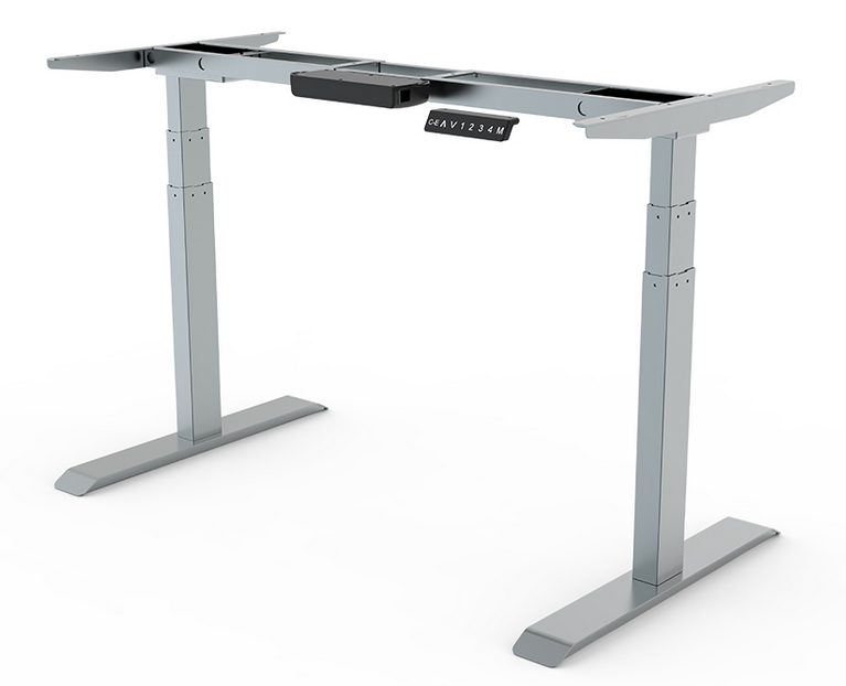 Image of height adjustable office desks by ALX Technical
